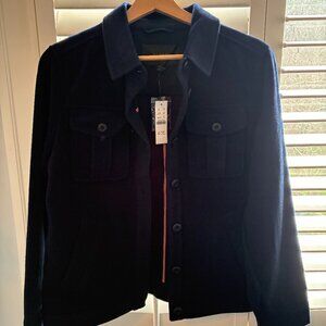 J Crew Shirt Jacket in Stretch Wool
